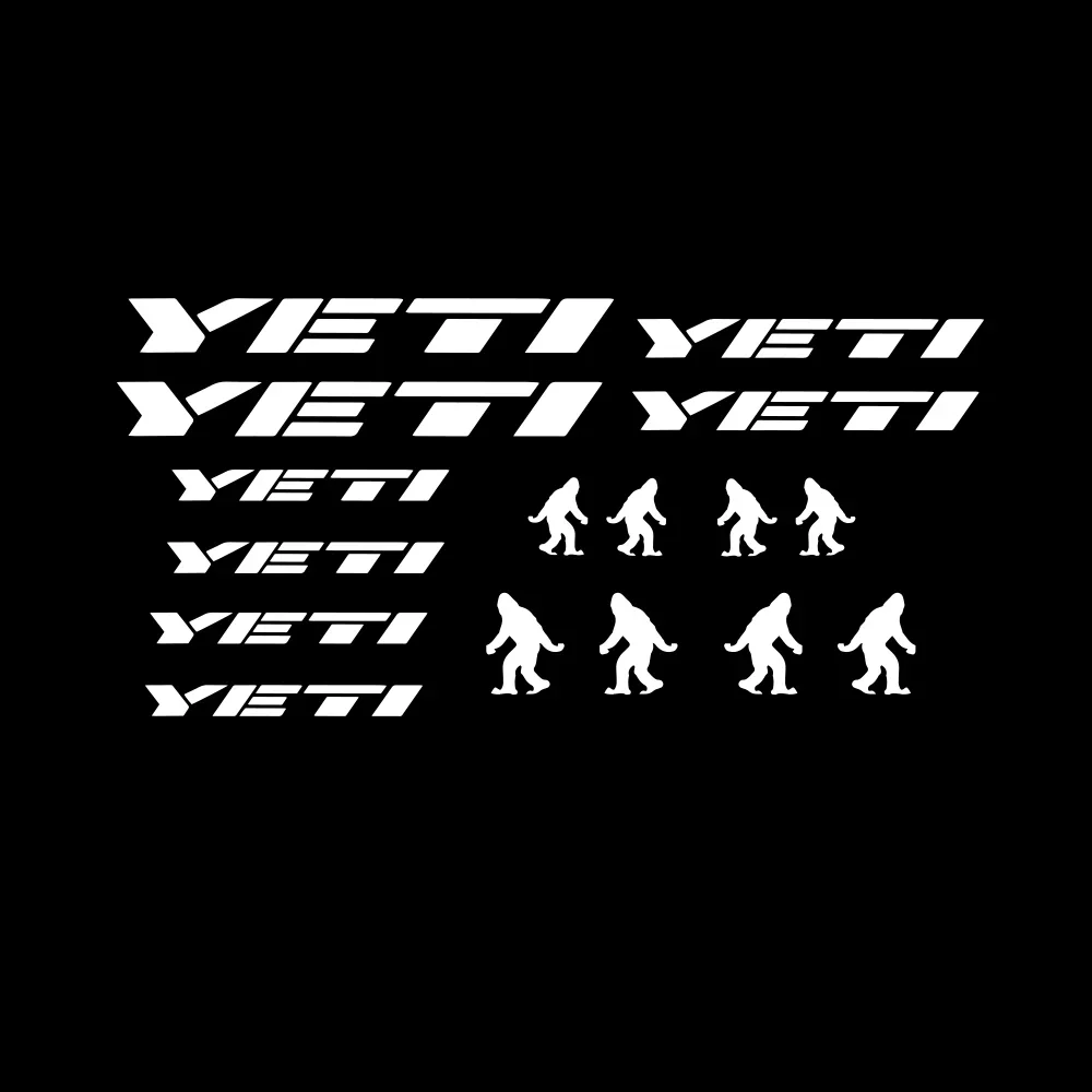 Mountain Biking Quotes - Водонепроницаемые виниловые наклейки для велосипедов YETI,